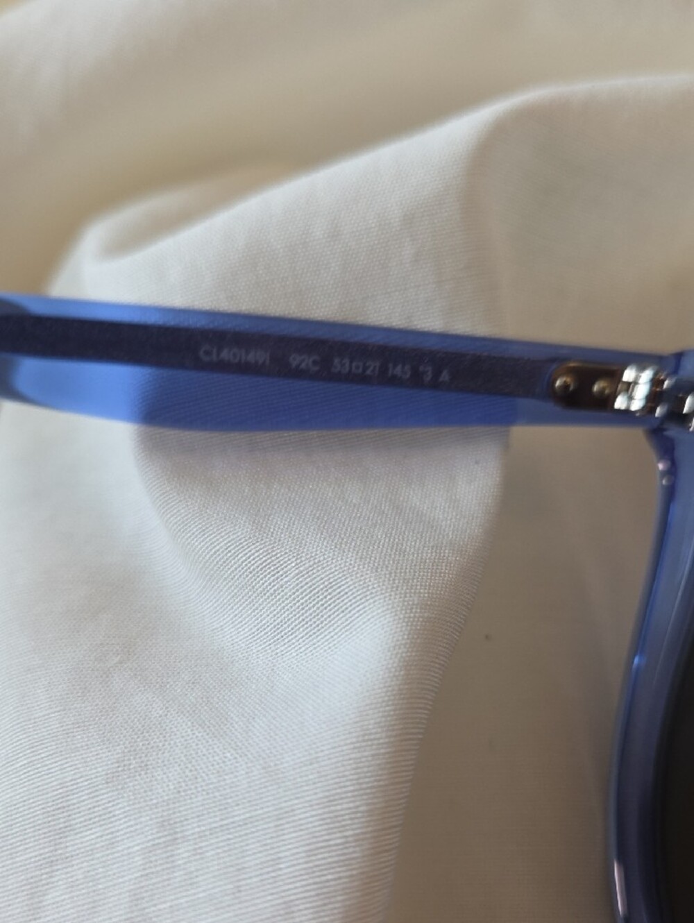 CELINE Blue Acetate Cat-Eye Sunglasses - Picture 6 of 8